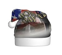 Fgwaauh Chapeau de Père Noël commémoratif patriotique des soldats militaires américains, chapeau de Noël, Nouvel An, fête de Noël, Nouvel An, fournitures de fête festives