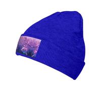 Fgwaauh Dolphins Art Bonnet d'hiver tricoté pour homme et femme Bonnet chaud Bonnet de ski doux et chaud Unisexe, bleu, Taille unique
