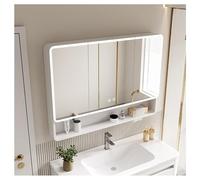 FGXHHS Armoires de Toilette, Armoire de Salle de Bain avec Miroir, Armoire à Pharmacie avec éclairage LED, avec Rangement, Meuble de Salle de Bain Mural avec Miroir (L 60 x H 88 cm/L 23