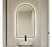 FGXHHS Plafonnier LED arqué avec éclairage antibuée à intensité Variable et Commande Tactile pour la décoration de Coiffeuse