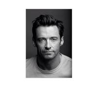 fgxmne Poster artistique exclusif de Hugh Jackman de Hugh Jackman sur toile - Décoration murale pour salon, chambre à coucher - 30 x 45 cm