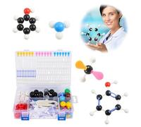 FGXY 304pcs Kit de Modèle Moléculaire de Chimie, moléculaire Modèle Kit, modèle moléculaire pour Chimie inorganique et Organique, Convient aux étudiants de la 7e année aux études supérieures