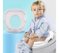 FGXY Reducteur Toilette Enfant, Abattant Wc Enfant, Toilette Enfant Réducteurs, Cuvette , Confort Assise Moelleuse, Poignées et Système Antidérapant, Non Toxique Et Écologique, Réutilisable(Blanc)