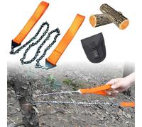 FGXY Tronçonneuse à Main, Pocket Saw Scie à Main, Fil à Scier 11 Dentelures, Scie à Chaîne Portative, Survie et Camping