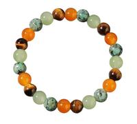 FgY949 Bracelet de force et de puissance personnelle, Reiki, bijoux Reiki, pierres précieuses, bracelets en cristal, length-19cm, Cristal