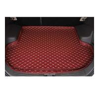 FGYLS Voiture Cuir Tapis Tronc pour Maserati Levante 2018-2024,Imperméable Coffre ImerméAbles Tapis AntidéRapant Housse Protection Tapis Coffre Anti Rayures Accessories,Red