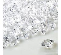 FGYZYP Lot de 1 000 glaçons transparents en plastique acrylique pour remplissage de vase, décoration de table, décoration de table ou d'événement