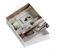 FH-27 Boîte de rangement factice avec compartiment secret pour le salon, le bureau ou pour étagère, organiseur en papier noir, blanc ou gris (26 x 17 x 4 cm)