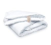 FH FAM' HOME HOME COSINESS Couette 200x200 Lavable, Blanche, Made in Green certifiée, matelassée, hypoallergénique, Douce et Durable, Fibres Creuses en Polyester recyclé 350g/m2