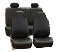 FH Group Ensemble Complet de Housses de siège Auto en Cuir PU - Noir