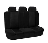FH Group Ensemble de Housses de siège arrière Sport universelles pour Voitures, camions et SUV (Noir) FB070013