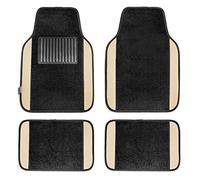 FH Group F14407BEIGE Tapis de Sol Universel de qualité supérieure pour Automobiles, Convient à la Plupart des Voitures, SUV et camions avec talonnière conducteur, Ensemble Complet