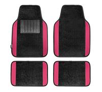 FH Group F14407PINK Premium Full Set Carpet Floor Mat (Sedan and SUV with Driver Heel Pad Pink) by FH Group