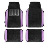 FH Group F14407PURPLE Tapis de Sol Universel de qualité supérieure Violet pour Automobiles, Convient à la Plupart des Voitures, SUV et camions avec talonnière conducteur, Ensemble Complet