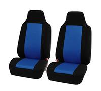 FH Group FB102BLUE102 Ensemble de Housses de siège Auto universelles en Tissu 3D en Tissu Classique en Maille aérée Bleue pour la Plupart des Voitures, SUV et camions, Lot de 2