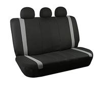 FH GROUP Housse de siège arrière pour Voiture, Ajustement Universel pour Voitures avec Banquette arrière divisée, Protection de siège de Voiture pour Chiens, Accessoires d'intérieur de Voiture pour