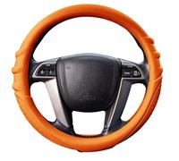 FH Group Housse de Volant en Silicone avec Grip et Motif de Massage Orange Convient à la Plupart des Voitures, camions, SUV ou camionnettes