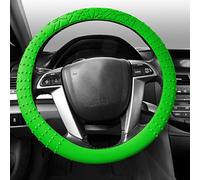 FH Group Housse de Volant Universelle en Silicone avec Pointes et Motif massant, Convient à la Plupart des Voitures, SUV, camions et camionnettes - Vert