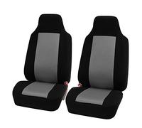 FH Group Housses de siège Automobile Grises Universal Fit Classic Cloth 3D Air Mesh Front Set Bucket pour la Plupart des Voitures, SUV et camions, Lot de 2 FB102GRAY102