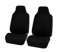 FH Group Housses de siège Automobile Noires universelles en Tissu Classique 3D Air Mesh Avant pour la Plupart des Voitures, SUV et camions, Lot de 2 FB102BLACK102