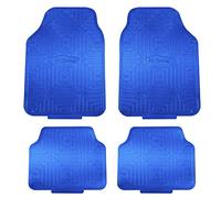 FH Group Tapis de Sol Automobile - Tapis de Sol en Caoutchouc métallique Robuste pour Voitures, Ajustement Universel, Tapis de Sol Climaproof, Tapis de Sol découpables pour la Plupart des berlines,