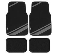 FH GROUP Tapis de Sol Gris pour Voitures, Ajustement Universel, Tapis de Sol Tout Usage, Tapis de Protection pour la Plupart des berlines, SUV, camions