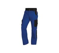 FHB Pantalon de travail BRUNO taille 50 royal/noir 65 % coton / 35 % PES