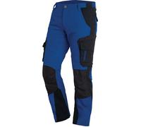 FHB Pantalon de travail FLORIAN taille 52 royal/noir 50 % CO / 50 % PES