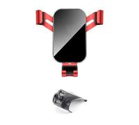 FHBPCPP Convient pour Porsche Macan 2010 2011 2012 2013 2014 2015, Support Telephone Voiture Support à Grille d'Aération avec Rotation Porte Smartphone Voiture Pince,C Red