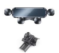 FHBPCPP Convient pour Porsche Panamera 2010-2013 2014 2015 2016, Support Telephone Voiture Support à Grille d'Aération avec Rotation Porte Smartphone Voiture Pince,A Grey