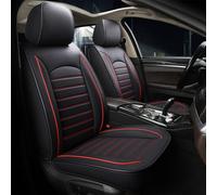 FHBPCPP Lot de 2 Housses de siège Auto, Compatible avec Land Rover Range Rover 2013-2017, Housses de siège de Voiture pour sièges Avant,C Black Red