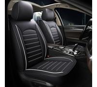 FHBPCPP Lot de 2 Housses de siège Auto, Compatible avec MW i3 2021-2022, Housses de siège de Voiture pour sièges Avant,B Black White