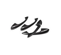 FHCBUTAE Accessoires De Voiture Pour Mercedes-pour Benz E GLC W213 W205 X253 5x Garniture De Couvercle De Poignée De Porte Extérieure Chromée(Carbon fiber color)