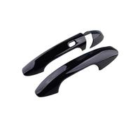 FHCBUTAE Cadre De Garniture Poignée De Porte Extérieure Noire Pour Mercedes Pour Benz E GLC W205 X253 W213 2016 2017 2018 2019