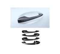 FHCBUTAE Garniture De Décoration De Poignée De Porte Extérieure Chromée Pour Mercedes-pour Benz E GLC W213 W205 X253 5x(Carbon fiber color)