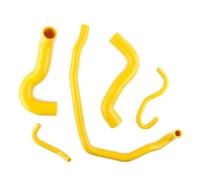 FHCBUTAE Kit De Durites De Radiateur en Silicone pour Opel pour Corsa D VXR 1.6T A16 / B16 / Z16 Durite de Turbocompresseur(Jaune)