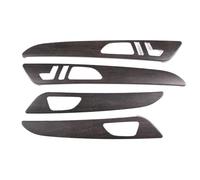 FHCBUTAE Poignée Intérieure Voiture Garniture Couverture Panneau Décoration Porte Intérieure ABS Pour Mercedes Pour Benz ML GLE GL GLS Classe 320 400(Style 1 Oak Wood)