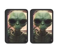 FHEBNDS Alien Smoke Lot de 2 housses universelles douces et confortables pour ceinture de sécurité de voiture, sac à dos, épaule, coussin de protection pour harnais pour intérieur de voiture