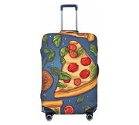 FHEBNDS Housse de bagage à pizza lavable approuvée par la TSA en élasthanne élastique anti-rayures pour bagages de voyage de 45,7 à 81,3 cm, Noir , M
