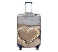 FHEBNDS Housse de bagage lavable en élasthanne élastique approuvée par la TSA - Anti-rayures - Convient aux bagages de 45,7 à 81,3 cm, Noir , S