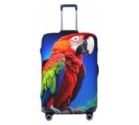 FHEBNDS Housse de bagage perroquet lavable approuvée par la TSA en élasthanne élastique anti-rayures pour bagages de voyage de 45,7 à 81,3 cm, Noir , L