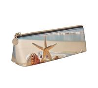 FHEBNDS Jolie trousse de maquillage en cuir avec fermeture éclair pour homme et femme - Grande trousse à crayons esthétique - Pochette à crayons - Trousse de maquillage en cuir avec fermeture éclair