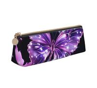 FHEBNDS Jolie trousse de maquillage en cuir avec fermeture éclair pour homme et femme, grande trousse à crayons, trousse à monnaie, trousse de maquillage en cuir avec fermeture éclair, organiseur de