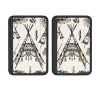 FHEBNDS Lot de 2 housses universelles douces et confortables pour ceinture de sécurité de voiture, sac à dos, épaule, coussin de protection pour harnais pour intérieur de voiture