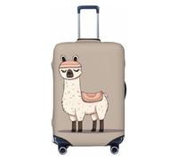 FHEBNDS No Drama Llama Housse de bagage lavable approuvée par la TSA en élasthanne élastique Protection anti-rayures pour bagages de voyage Convient aux bagages de 45,7 à 81,3 cm, Noir , S
