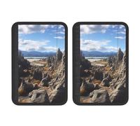 FHEBNDS Rocks Scenic Lot de 2 housses universelles douces et confortables pour ceinture de sécurité de voiture