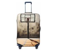 FHEBNDS Superbe housse de bagage de terrain de basket-ball, housse de valise lavable, approuvée par la TSA en élasthanne, protection anti-rayures, housse de bagage de voyage pour bagages de 45,7 à