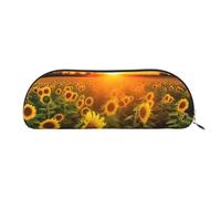FHEBNDS Trousse de maquillage en cuir avec fermeture éclair pour homme et femme - Grand étui à crayons esthétique - Pochette à monnaie - Trousse de maquillage en cuir avec fermeture éclair