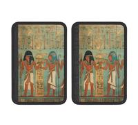 FHEBNDS Women in Ancient Egypt Lot de 2 housses de ceinture de sécurité universelles douces et confortables pour ceinture de sécurité de voiture, sac à dos, épaulière, coussin de protection pour