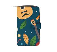 FHEDMN Portefeuille fin en cuir synthétique véritable pour homme et femme - Blocage fin à deux volets avec 12 emplacements pour cartes, porte-monnaie, porte-cartes de crédit et carte d'identité, idéal